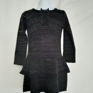 Healthtex Girls 4T Dress Kids Clothing Black Metallic Multicolored Dresses